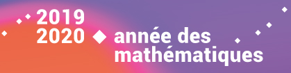 Logo "2019-2020 année des mathématiques"
