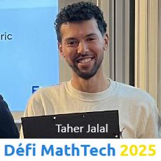Taher Jalal, lauréat du Défi Math Tech