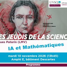 Les jeudis de la science : Jacques Patarin : IA et Mathématiques Les jeudis de la science : Jacques Patarin : IA et Mathématiques
